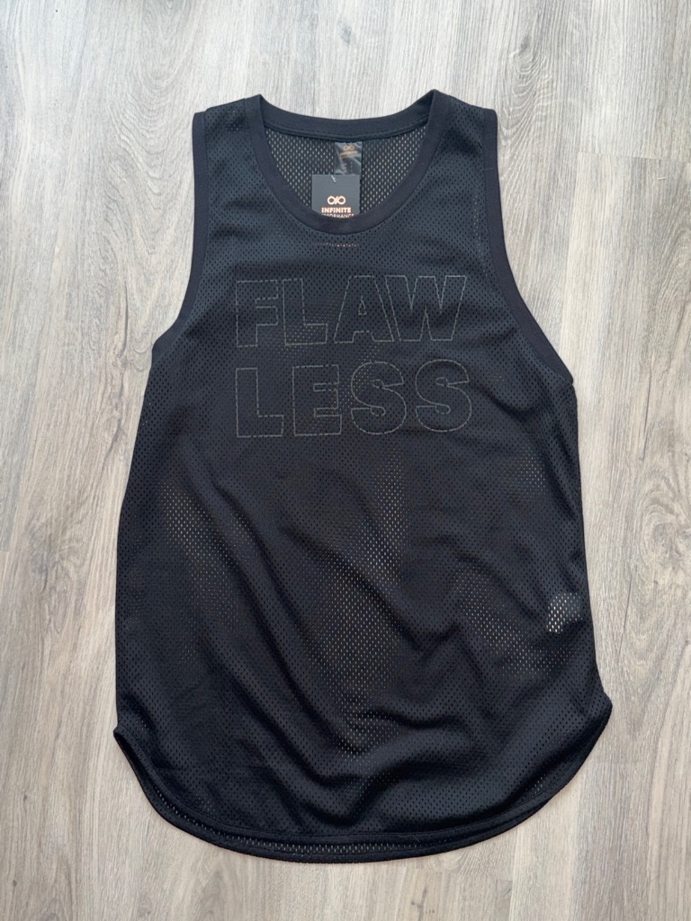 Flawless Black Mesh Tank Top - Unbranded